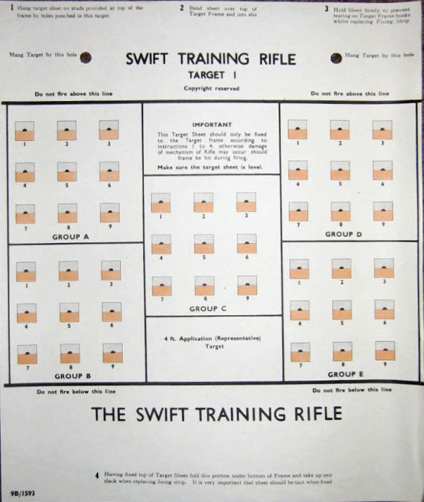 The Swift training rifle